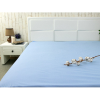 Sheet calico fleece on elastic band, milky 140x200 cm (501.114U_milky)