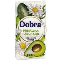 Solid soap Dobra Chamomile and avocado 5 x 70 g (4820195509173)