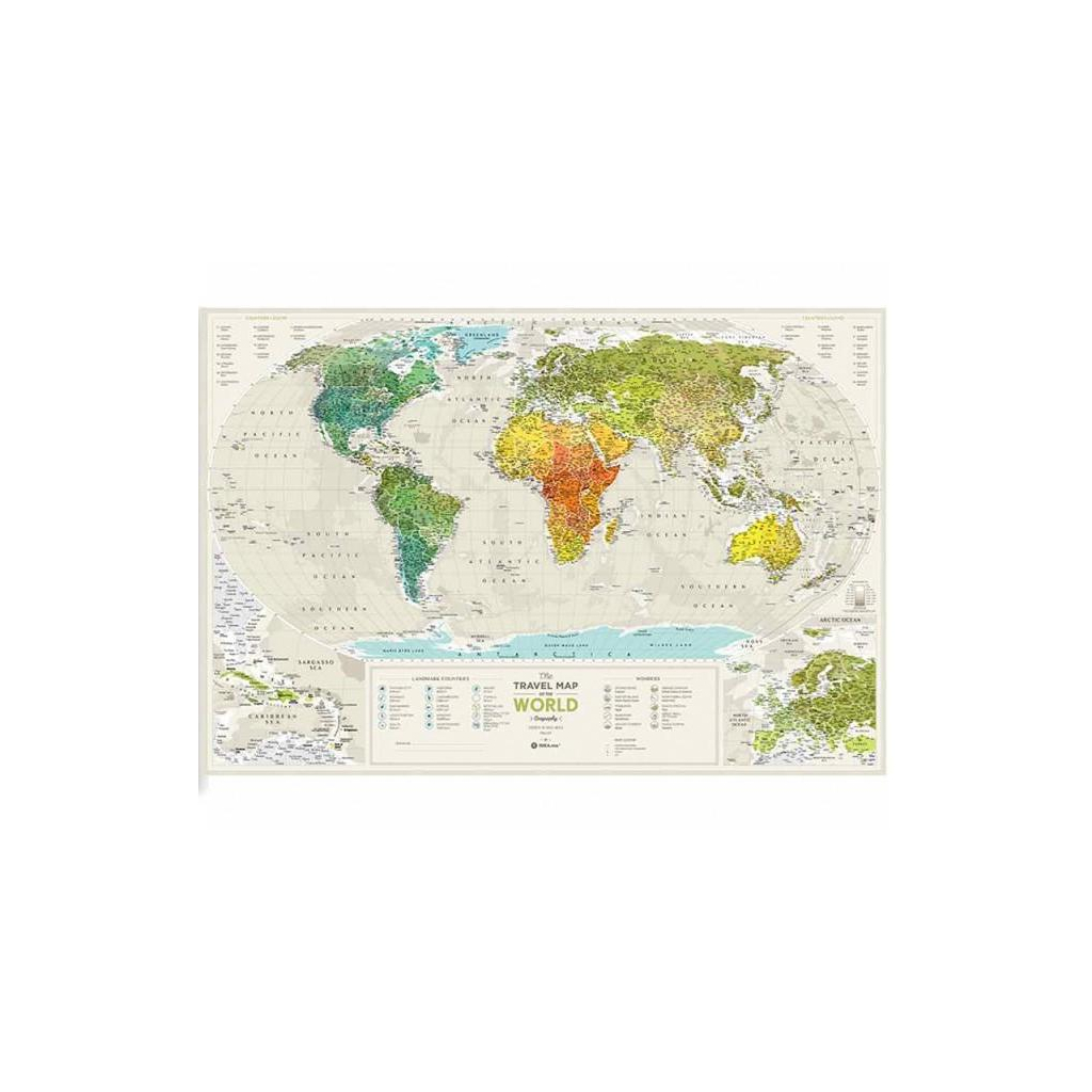 Скретч карта 1DEA.me Travel Map Geography World (13029)