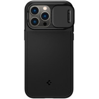Чохол до мобільного телефона Spigen Apple iPhone 14 Pro Optik Armor MagFit, Black (ACS04993)