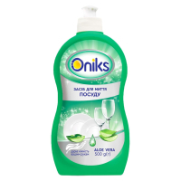 Detergent for manual dishwashing Oniks Aloe Vera 500 g (4820191760400)