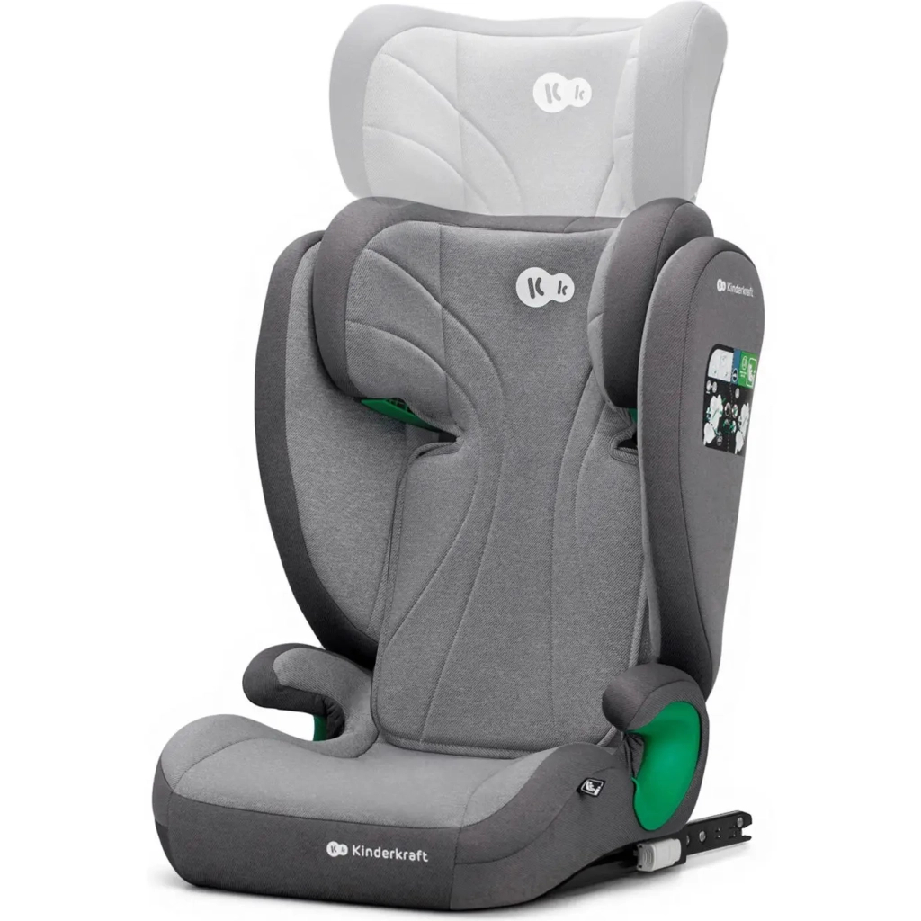 Автокрісло Kinderkraft Junior Fix 2 i-Size Rocket Grey (KCJUFI20GRY0000) (5902533921577)