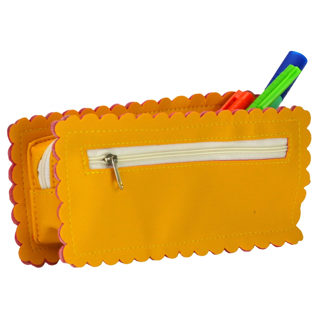 Пенал Cool For School 1 відділення Жовтий (J-2609-yellow) Пенал Cool For School 1 відділення Жовтий (J-2609-yellow)