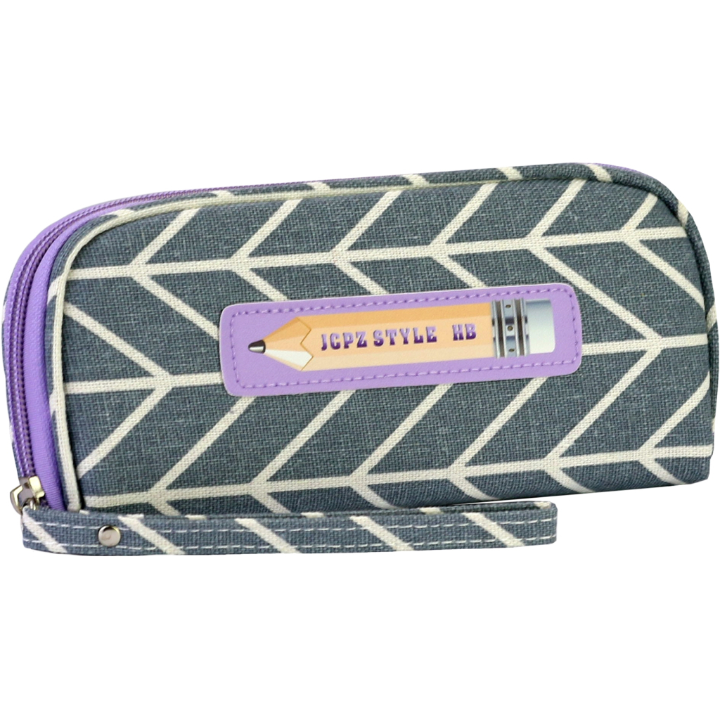 Пенал Cool For School 1 відділення з ремінцем Сірий (J-2621-dk.grey) Пенал Cool For School 1 відділення з ремінцем Сірий (J-2621-dk.grey)