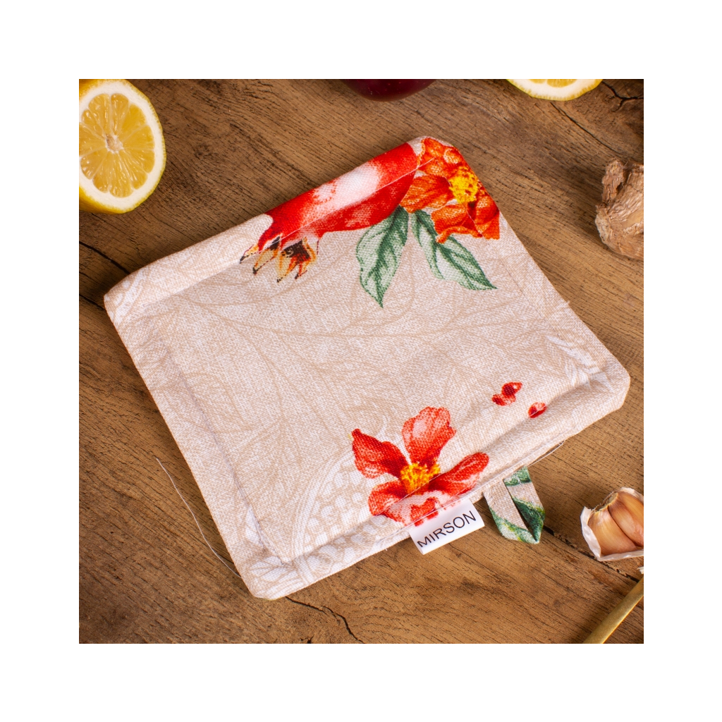 Кухонна прихватка MirSon рогожа/напівпанама №215 - Garnet (2200006754374) Кухонна прихватка MirSon рогожа/напівпанама №215 - Garnet (2200006754374)