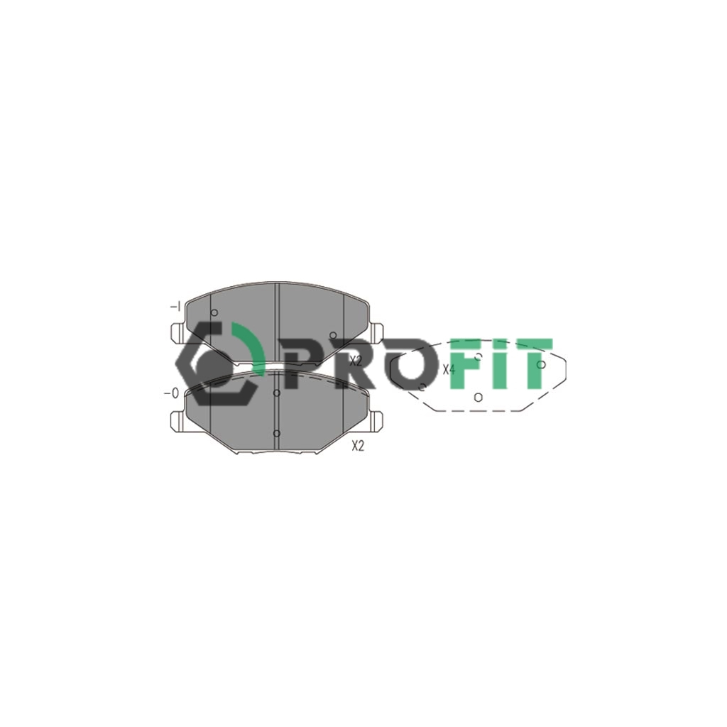 Гальмівні колодки Profit 5000-4590