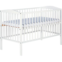 Ліжечко Klups Henry 120 х 60 см Біле (HENRY3)