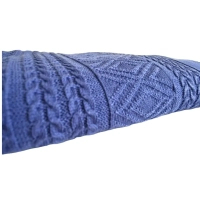 Knitted Provence plaid Openwork lavender 170x130 cm (12496)