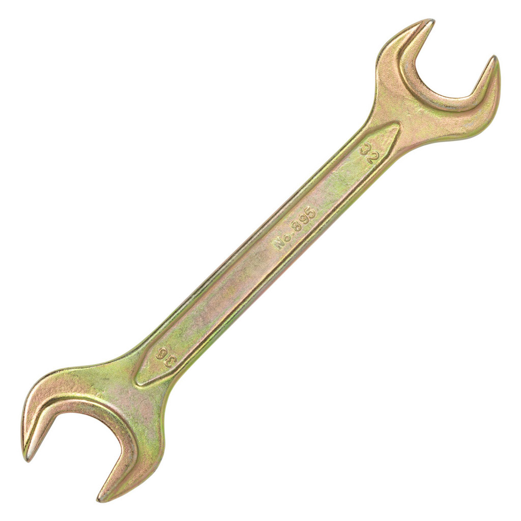 Ключ Sigma ріжковий 32x36мм жовтий цинк (6025361)