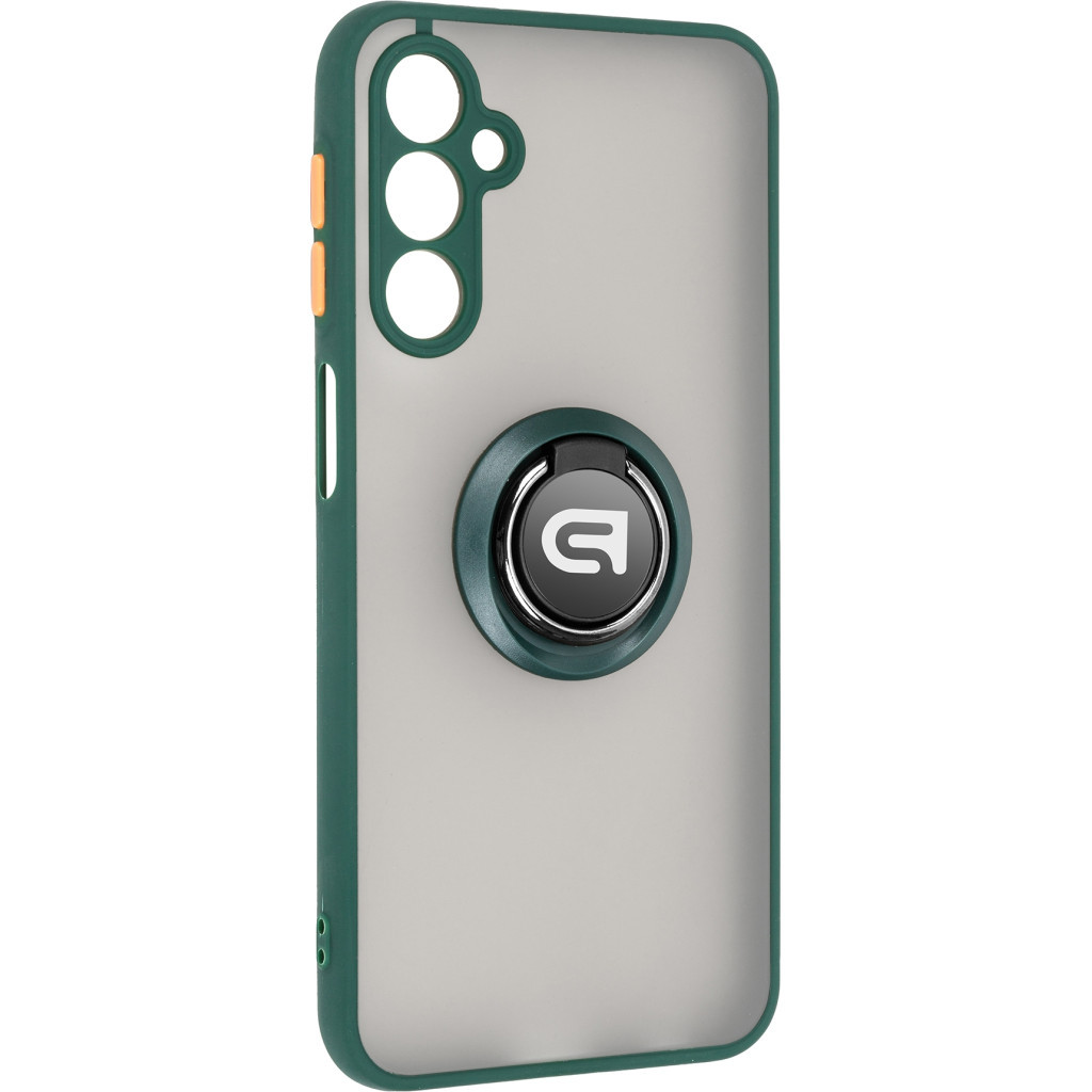 Чохол до мобільного телефона Armorstandart Frosted Matte Ring Samsung A25 5G (A256) Dark Green (ARM73764) Чохол до мобільного телефона Armorstandart Frosted Matte Ring Samsung A25 5G (A256) Dark Green (ARM73764)