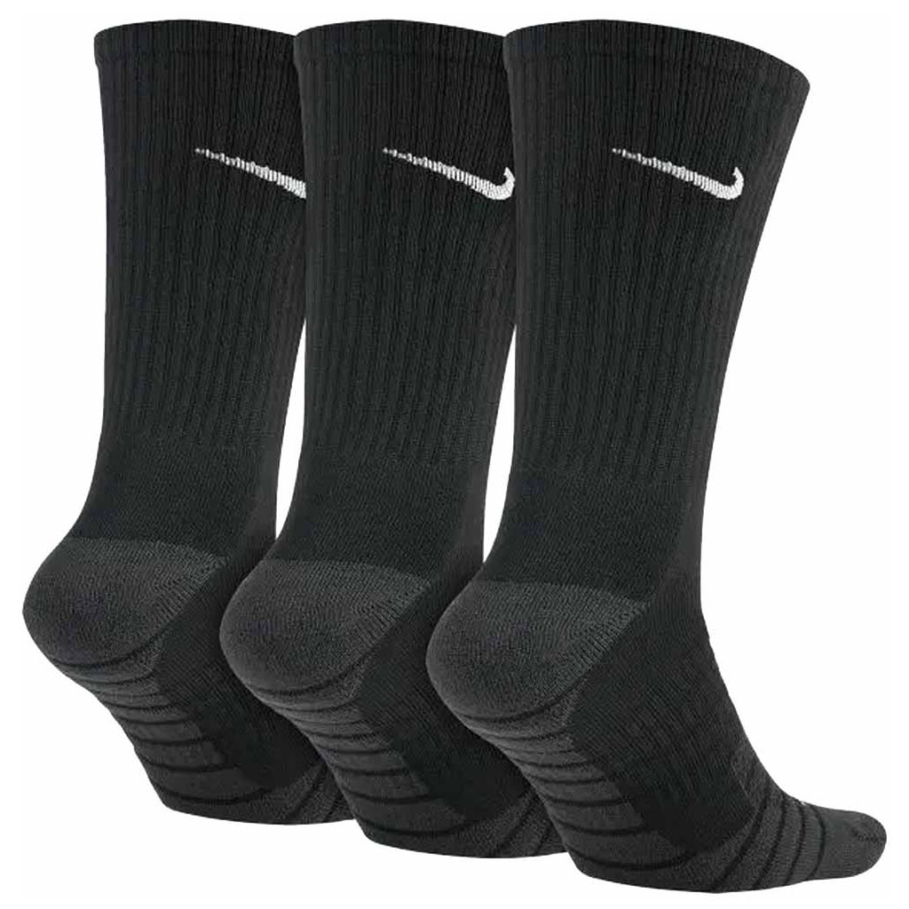 Шкарпетки Nike U NK EVERYDAY MAX CUSH CREW 3PR SX5547-010 34-38 3 пари Чорні (091206413268)