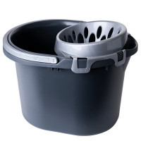 Mop bucket Aleana With wringer Granite / gray 15 l (aln 124099/granite/gray)
