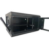 Шафа настінна GEAR 9U 19'' 530x400x450 мм, + полка 19", black (GWMSN-9U)