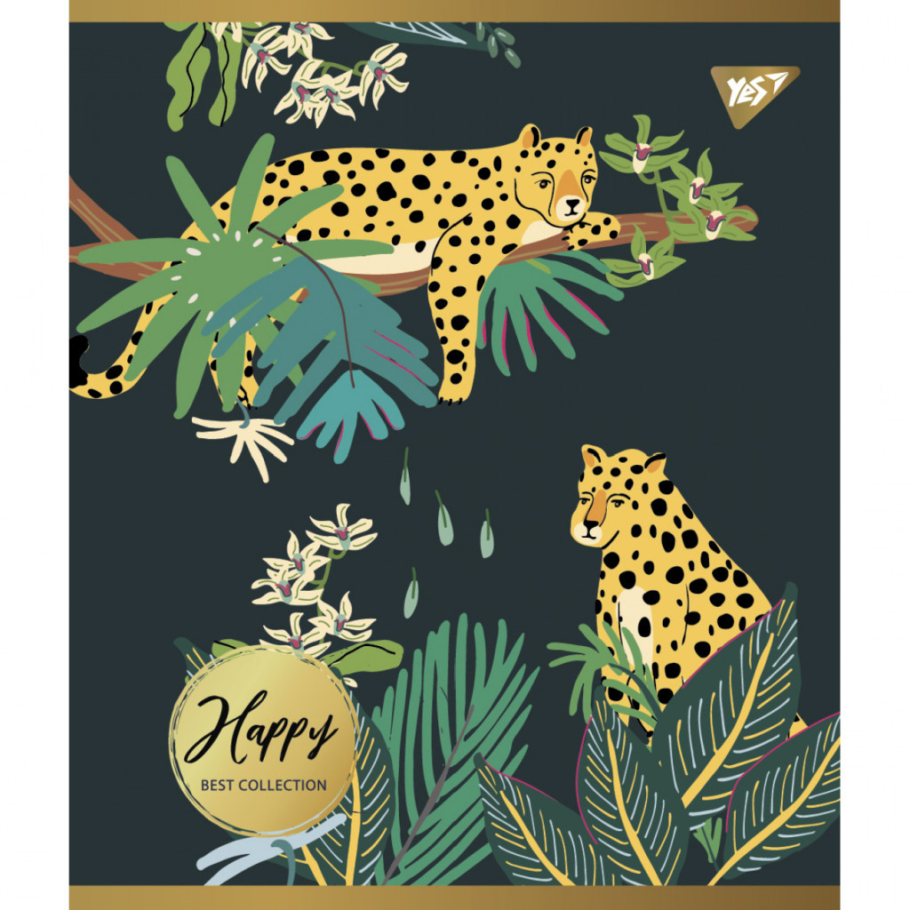 Зошит Yes А5 Happy 96 аркушів клітинка (766901)