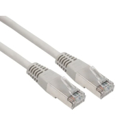 Patch cord 0.5m S/FTP Cat 6A CU 27AWG LSZH gray Kingda (KD-PASFT9050GY-LSZH)