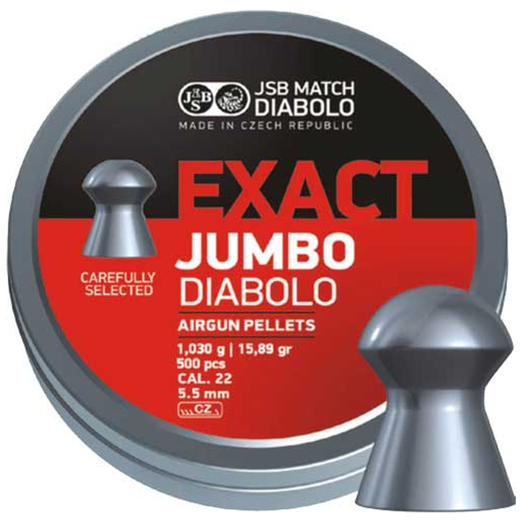 Пульки JSB Exact Jumbo 5,5 мм 1,03 г 250 шт/уп (546245-250)