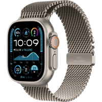 Смарт-годинник Apple Watch Ultra 2 2024 GPS + Cellular 49mm Natural Titanium Case with Natural Titanium Milanese Loop (MX4M3UL/A)