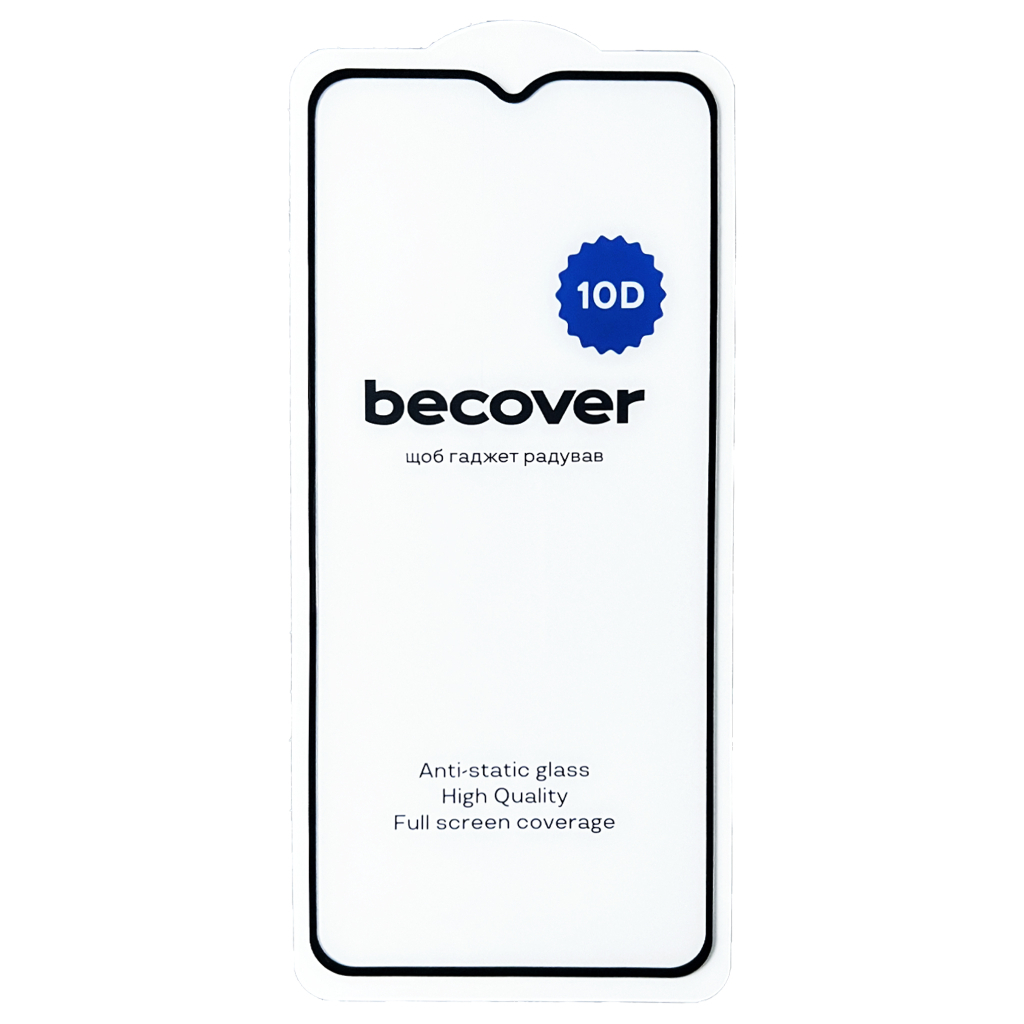 Скло захисне BeCover ZTE Blade A54 10D Black (712337)