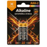 Battery AAA LR03 Alkaline 2pcs Blister Vinga (VJABAAA2)