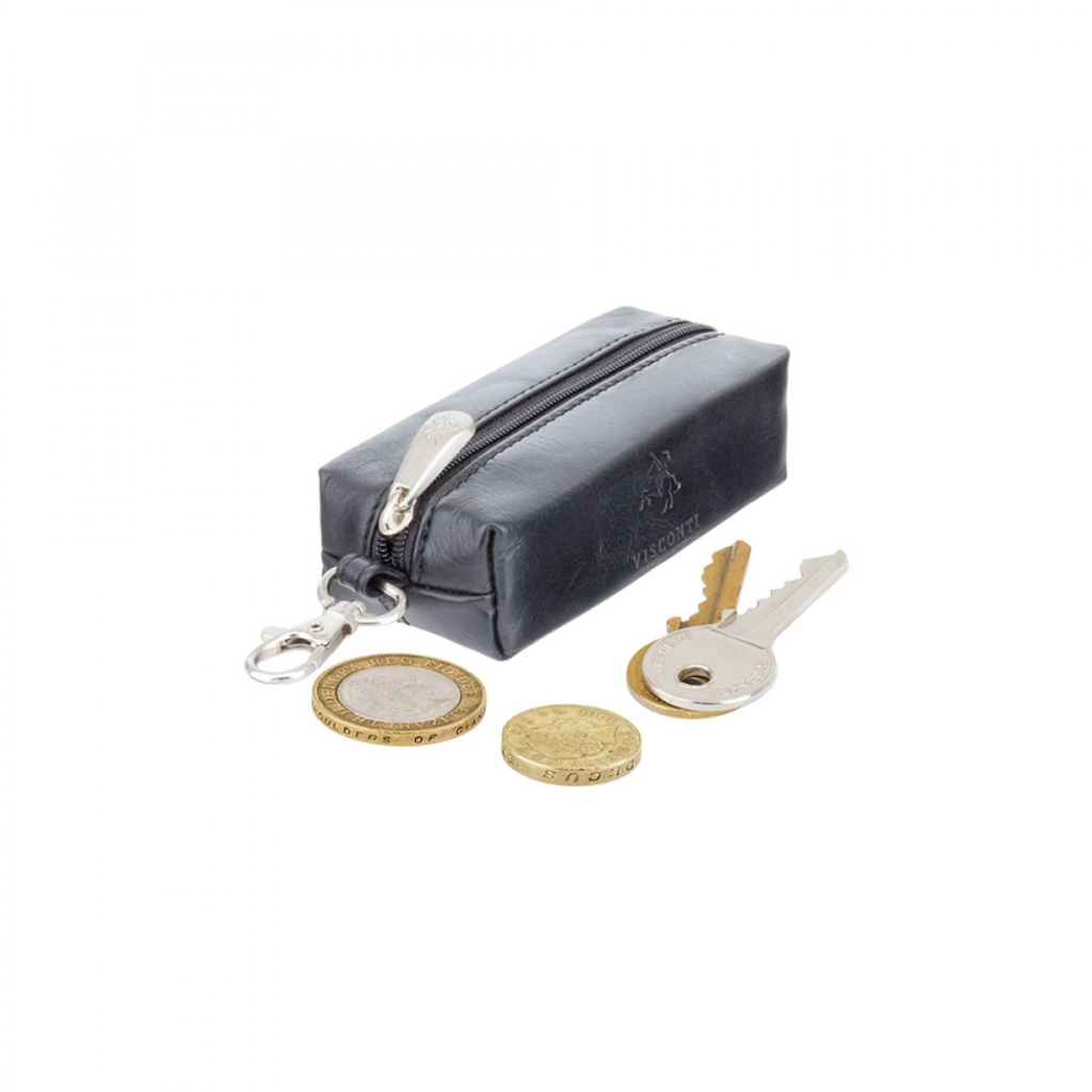 Ключниця кишенькова Visconti MZ18 Prato Italian Black (MZ18 IT BLK)