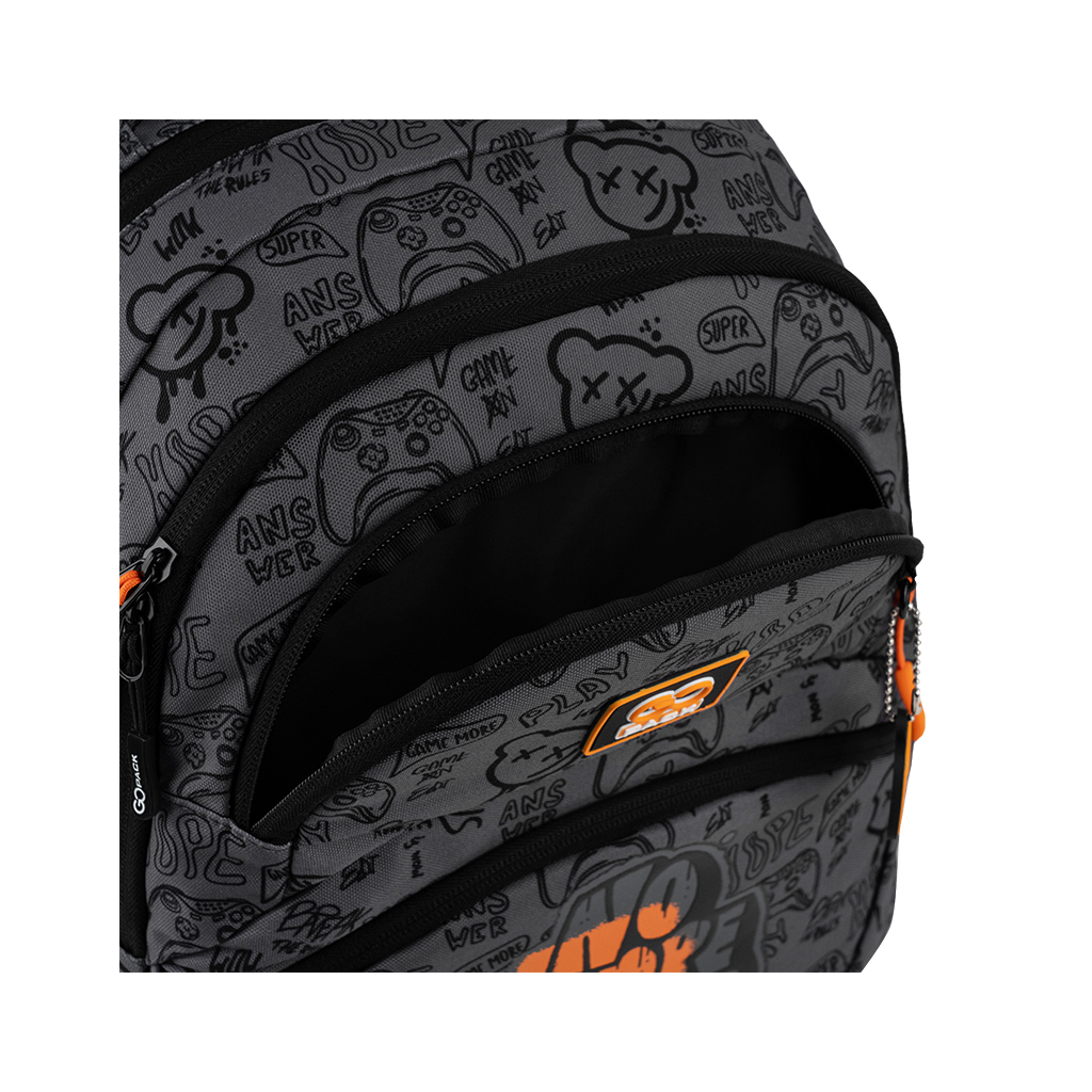 Рюкзак шкільний GoPack Education 175M-5 No More Rules (GO25-175M-5)