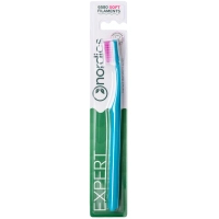 Toothbrush Nordics 6580 Expert Curve Soft Indigo with pink bristles (3800501908266)