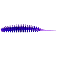 Силікон рибальський FishUP Tanta 1" 060 - Dark Violet/Peacock&Silver (12шт/уп) (1864.01.08)