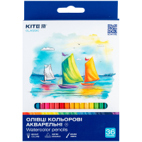 Colored pencils Kite Classic watercolor, 36 colors (K-1052)