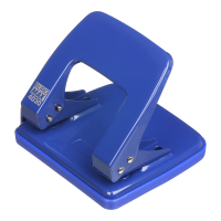 Buromax metal hole punch, up to 25 sheets, 122 x 108 x 54 mm, blue (BM.4030-02)