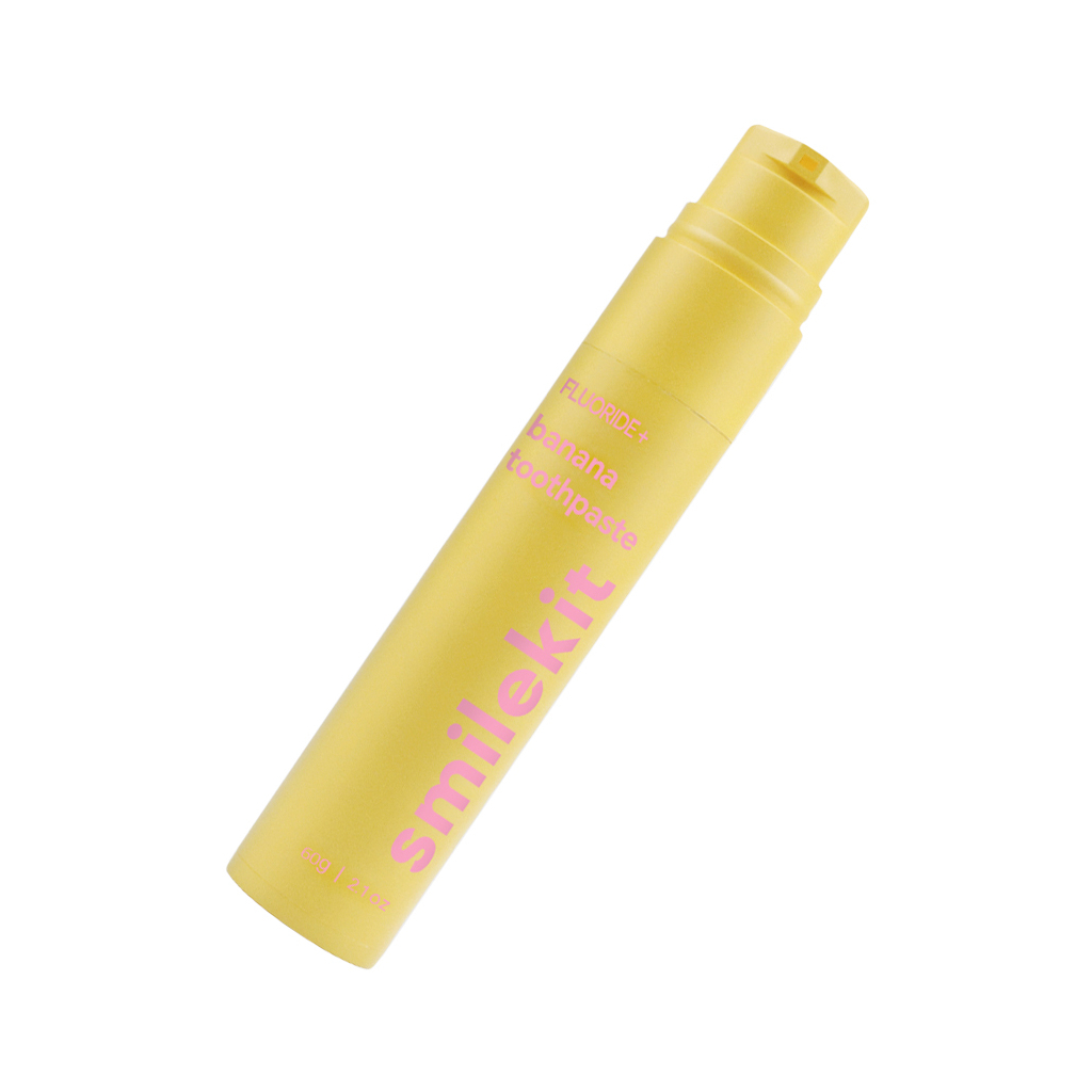 Зубна паста SmileKit Fluoride+ З фторидом та смаком банана 60 г (5.1030)