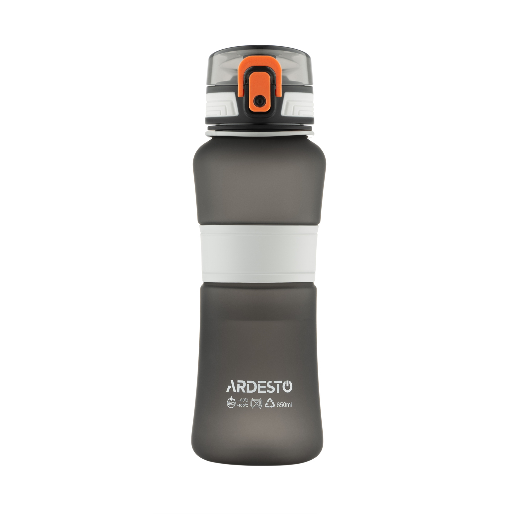 Пляшка для води Ardesto Balance 650мл чорний (AR2265BL)