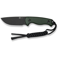 Civivi Timberbark Knife, Green Micarta, Darkwash (C23094-3)