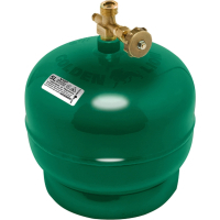 Побутовий газовий балон Voltronic Golden Lion 2кг (4,8л) + пальник 20354 Green (GL-GBG-2k-48L)