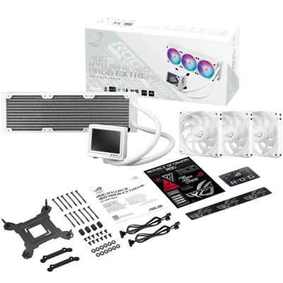 Система рідинного охолодження ASUS ROG-RYUJIN-III-360-ARGB-EXTREME-WHT (90RC0132-M0EAY0)