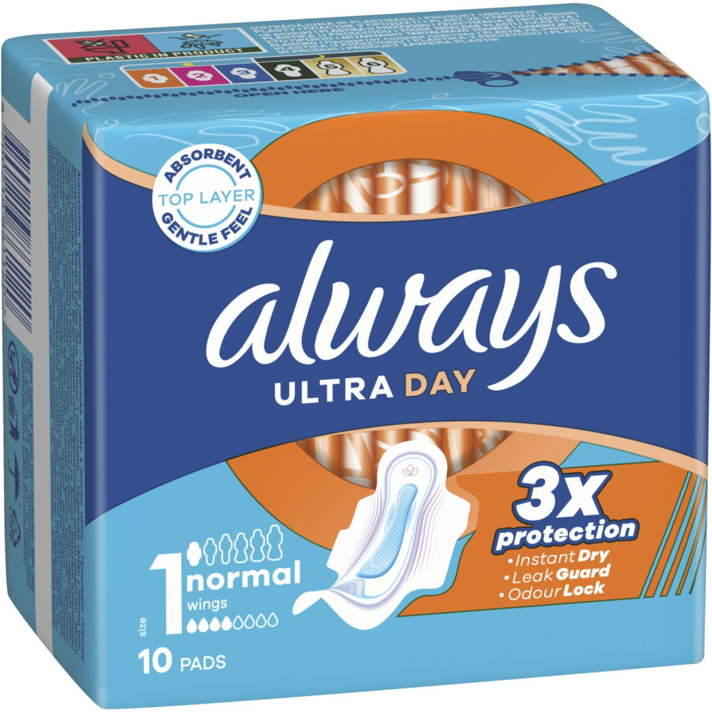 Гігієнічні прокладки Always Ultra Day Normal (Розмір 1) 10 шт. (8700216861120)
