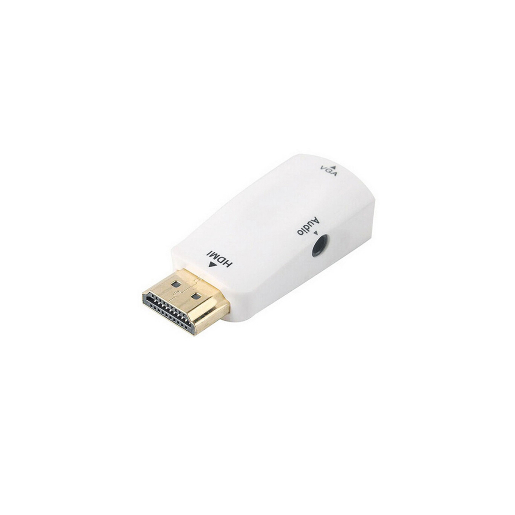 Перехідник HDMI M to VGA F white Voltronic (YT-CA-HDMI(M)/VGA(F)) Перехідник HDMI M to VGA F white Voltronic (YT-CA-HDMI(M)/VGA(F))