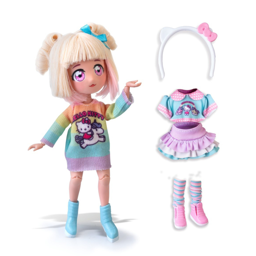 Лялька 4SF Manga Dolls Hello Kitty Стильна Цукерочка-єдиноріг (HKTF2000) Лялька 4SF Manga Dolls Hello Kitty Стильна Цукерочка-єдиноріг (HKTF2000)