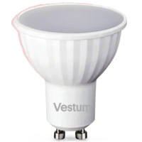 Лампочка Vestum MR16 6W 3000K 220V GU10 (1-VS-1505)