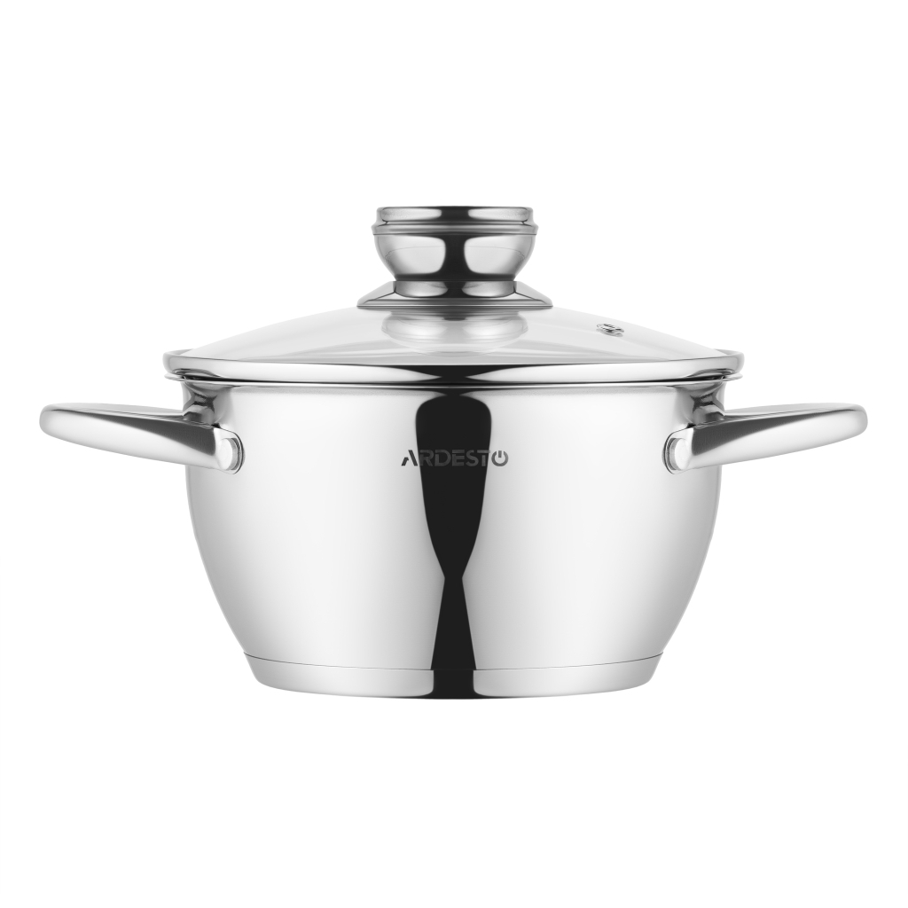 Каструля Ardesto Gemini Lucca, 2.3л, нержавіюча сталь (AR4323LC)