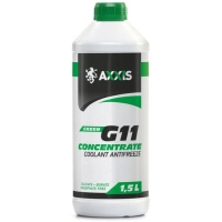 Антифриз AXXIS GREEN концентрат G11 (-80C) 1,5л (AX-2090)
