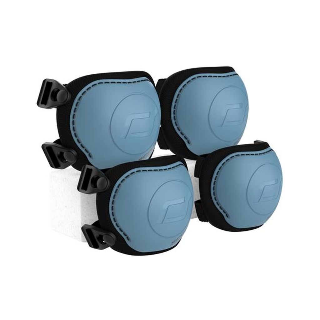 Комплект захисту Scoot&Ride сіро-синій, для дитини XXS, до 25 кг (SR-230925-STEEL) Комплект захисту Scoot&Ride сіро-синій, для дитини XXS, до 25 кг (SR-230925-STEEL)