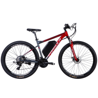 Електровелосипед Formula 29" eF-1 DD CS рама-18,5" 48B 17.5А*г 500Вт 2026 червоно-сріблястий (ELB-FR-29-251)