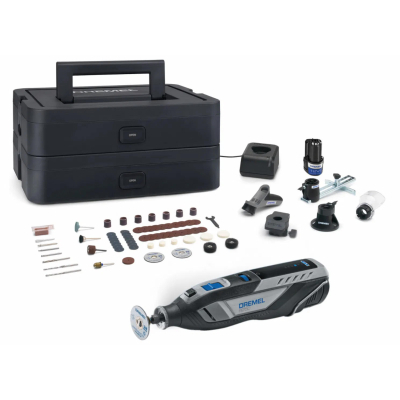 Гравер Dremel 8250-5/65 12V, 2х2Ah, 5000-30000об/хв, ЗП, кейс 0.59кг (F.013.825.0JF)