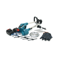 Garden trimmer Voltronic YT40499, 2 batteries, ZP (YT40499)
