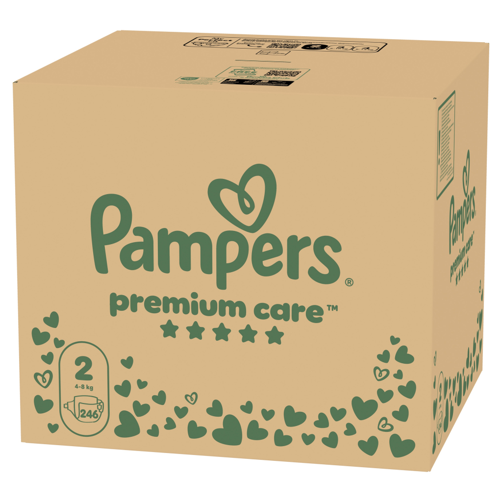 Підгузки Pampers Premium Care Розмір 2 (4-8 кг) 246 шт (8006530223522) Підгузки Pampers Premium Care Розмір 2 (4-8 кг) 246 шт (8006530223522)