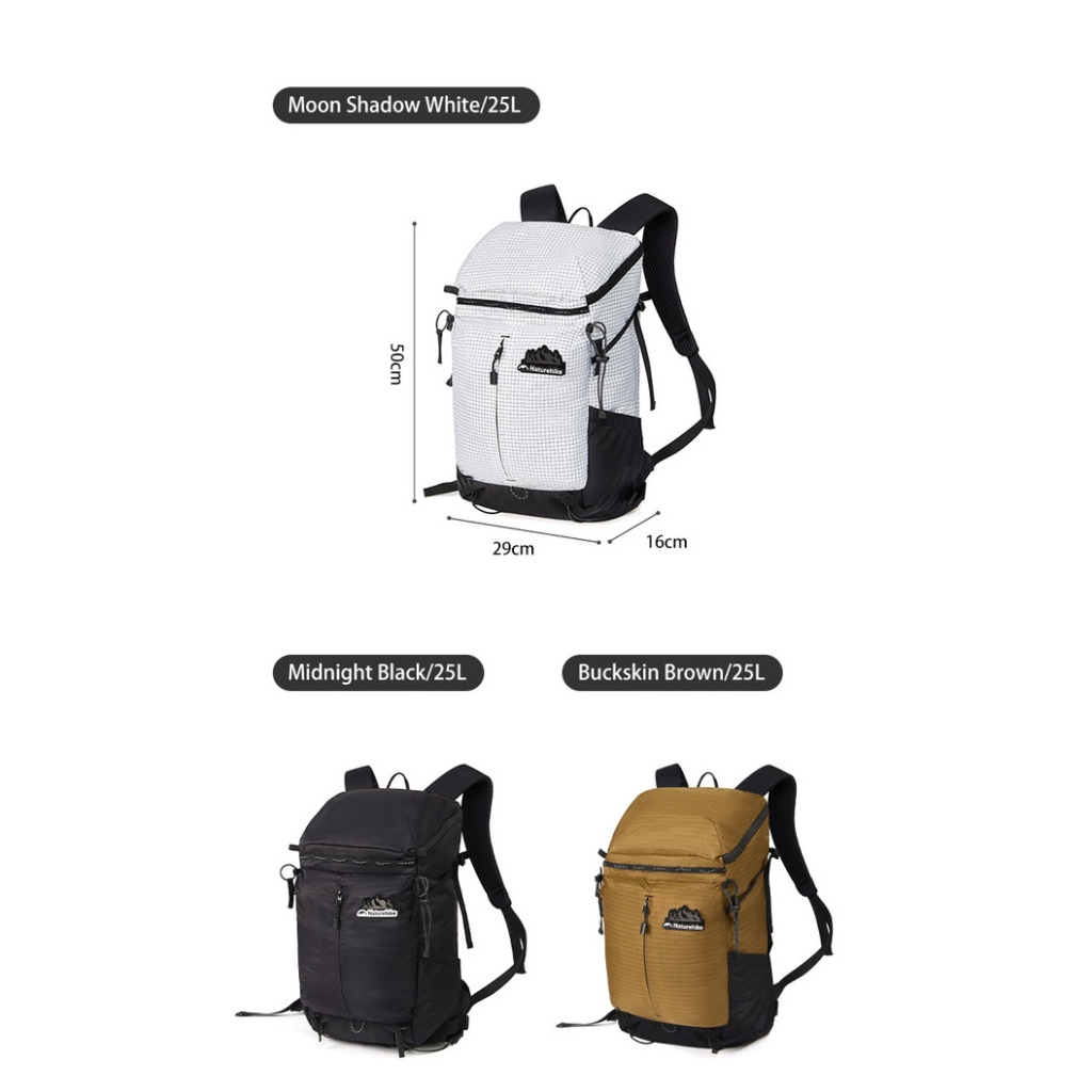 Рюкзак туристичний Naturehike CNK2300BB017 Helium 25 л коричневий (6976507665100) Рюкзак туристичний Naturehike CNK2300BB017 Helium 25 л коричневий (6976507665100)