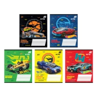 Kite Hot Wheels Notebook, 12 Sheets, Grid (HW26-232)