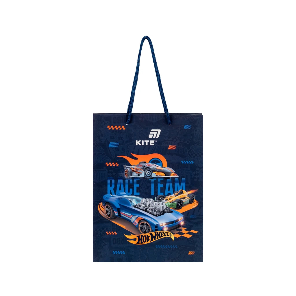 Подарунковий пакет Kite Hot Wheels 18 х 24 см (HW26-265) Подарунковий пакет Kite Hot Wheels 18 х 24 см (HW26-265)