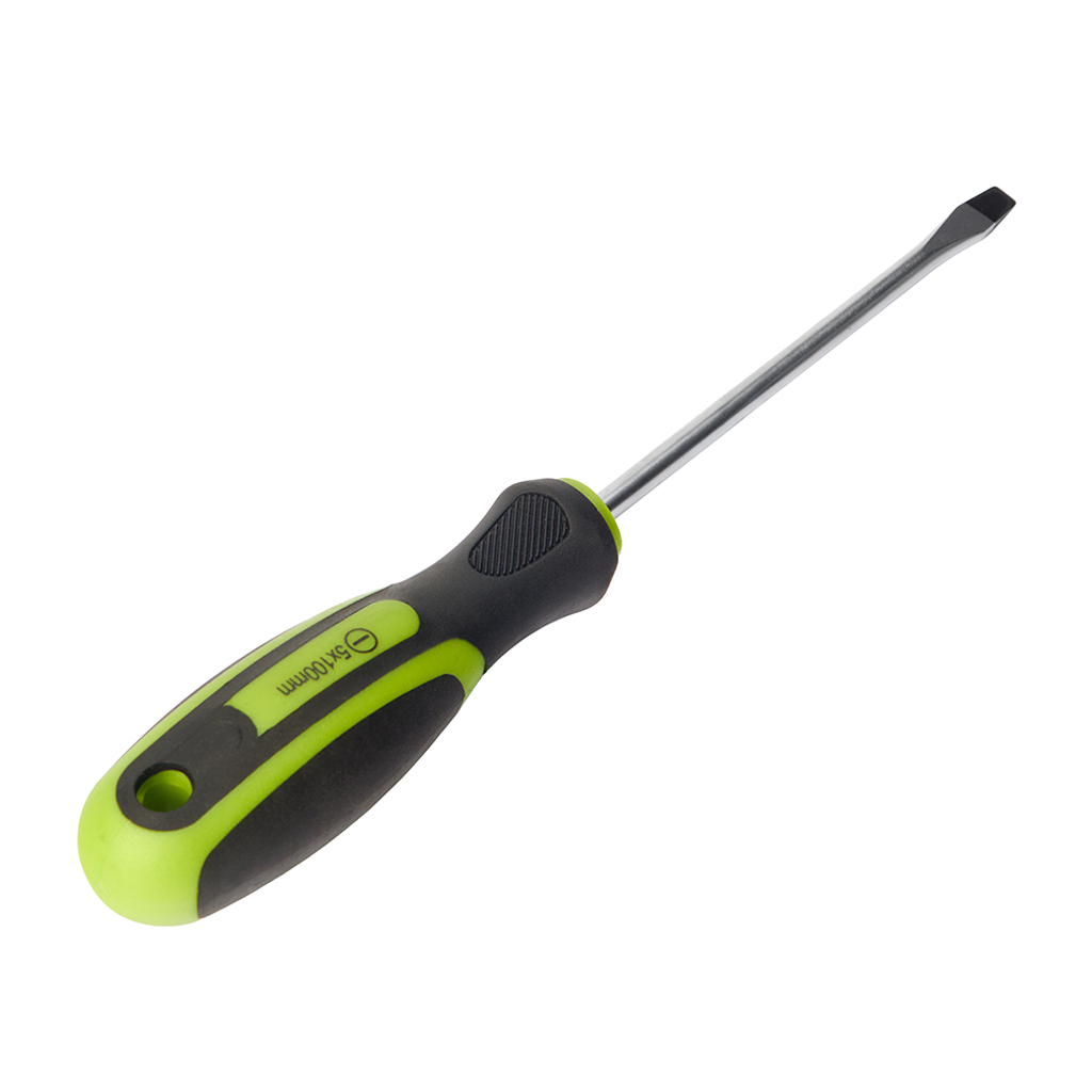 Викрутка Alloid Base, шліцева, 5мм*100мм (OM5100B)