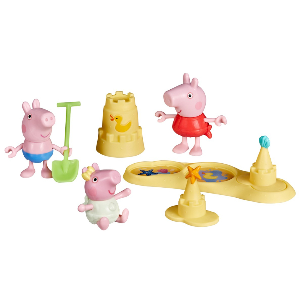 Ігровий набір Peppa Pig Figurines Три маленькі свинки на пляжі (G2833)